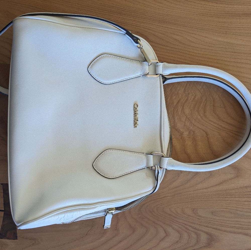 White Calvin Klein Purse